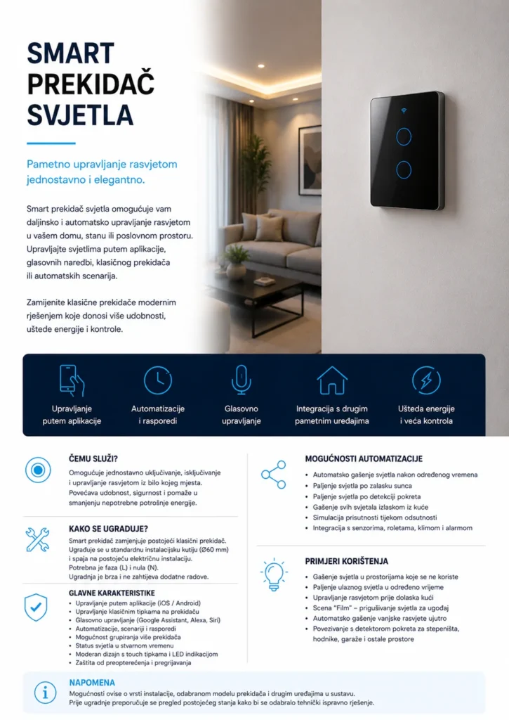 Početna stranica prekidac svjetla